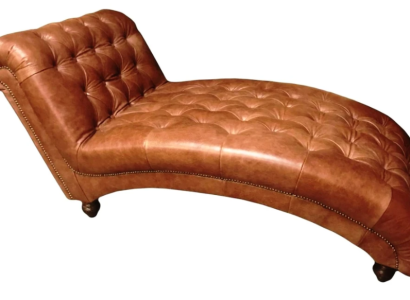 Chesterfield Braun Chaiselongue Möbel Liege Wohnzimmer Moderne 